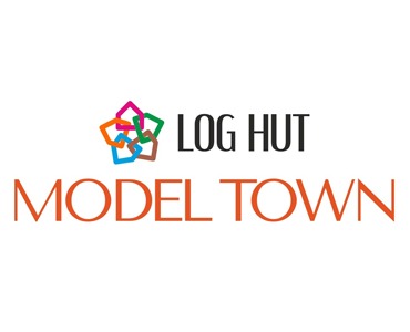 log hut model town properties.